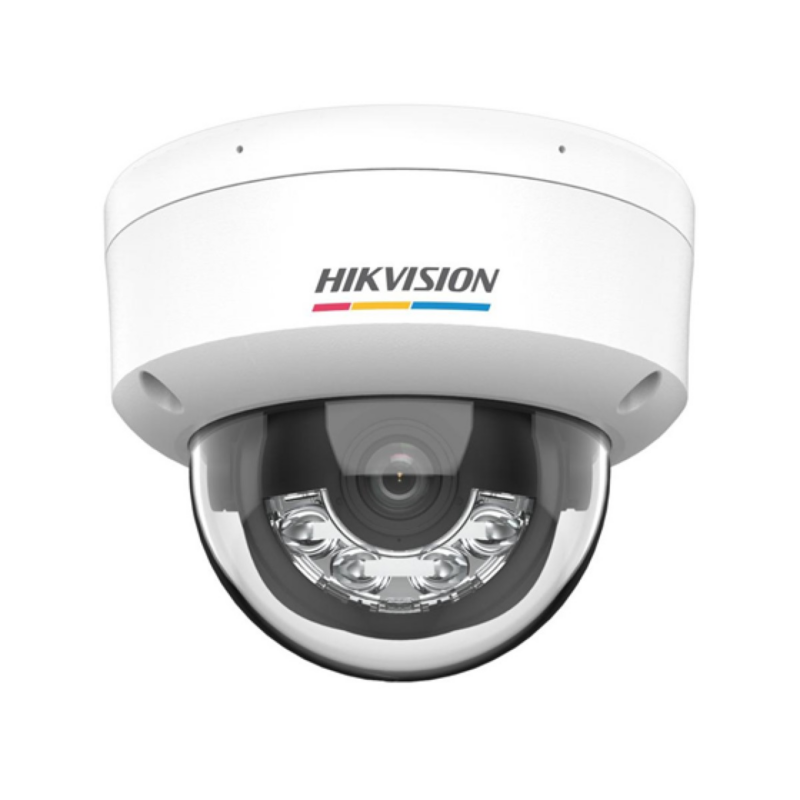 Camara De Vigilancia Hikvision Colorvu Smart Hybrid Ip Domo 2Mp