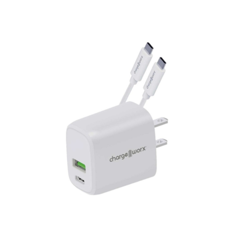 Cargador De Pared Chargeworx Cx3012Wh Entrada USB-C 20W