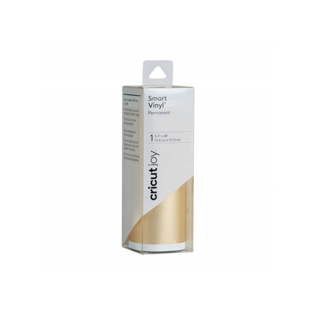 Rollo De Vinil Cricut Permanente 5.5 X 48 Dorado Mate