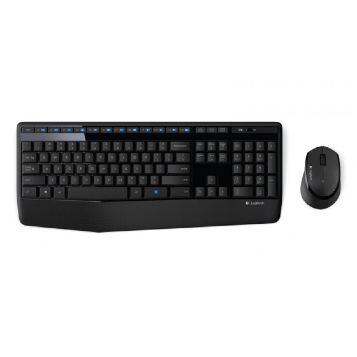 Teclado Mouse Logitech Mk345 USB Wireless Receptor 2.4Ghz