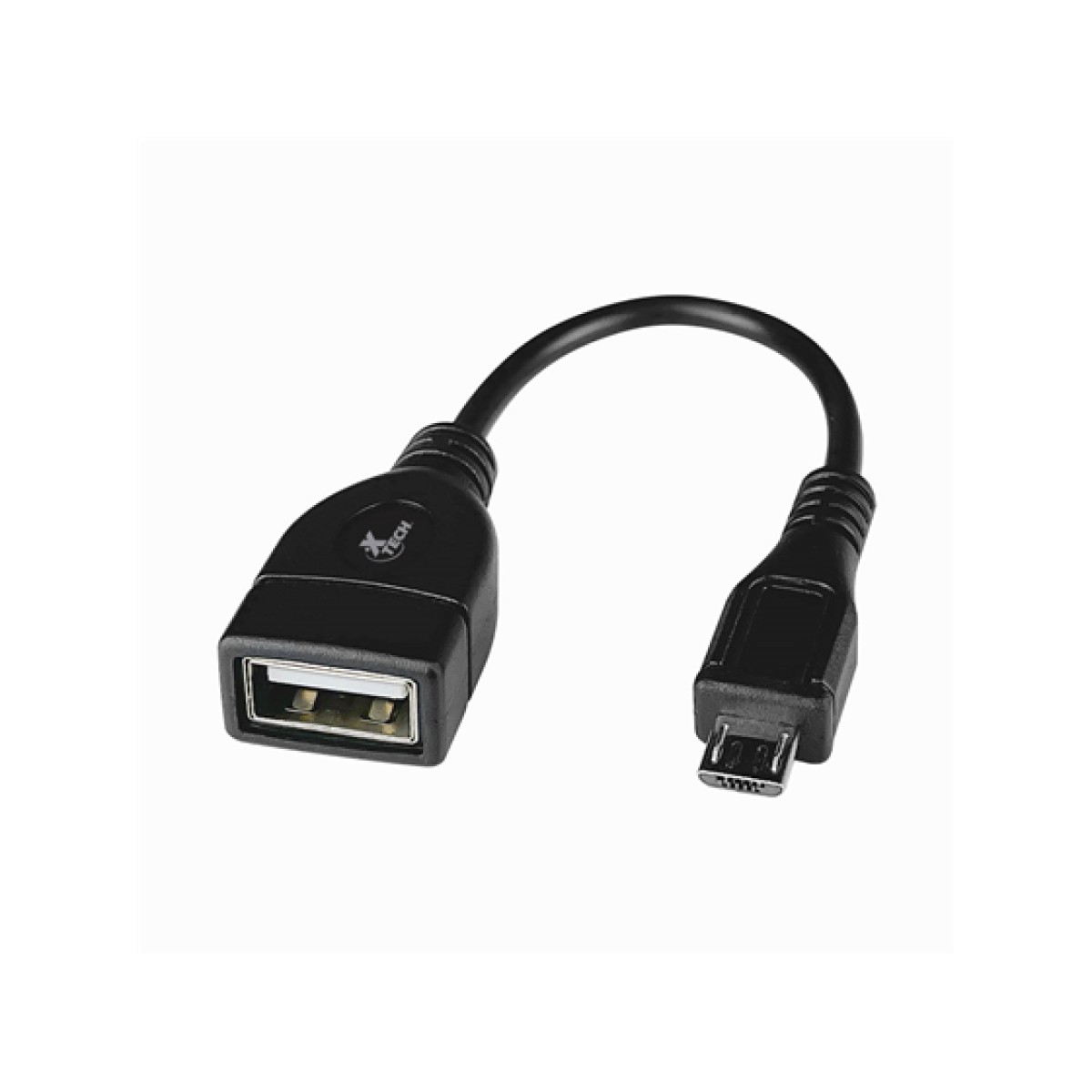 Cable Xtech Micro USB A USB-A Hembra Para Celulares Y Tabletas