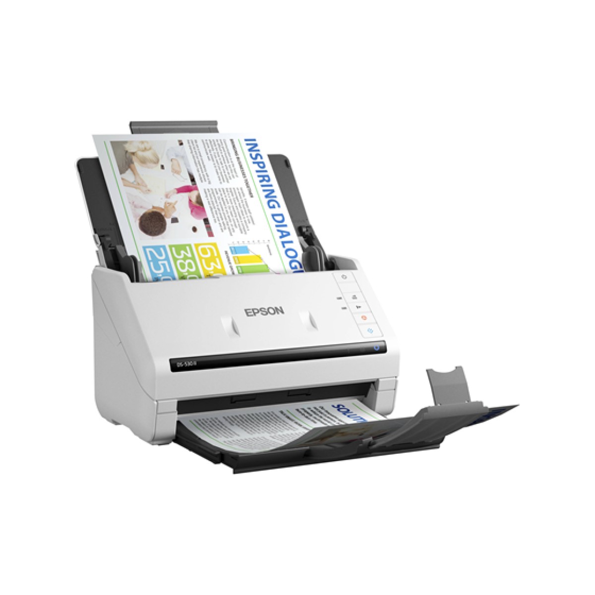 Scanner Epson Ds-530Ii Dúplex Color 600 Dpi Alimentación Vertical