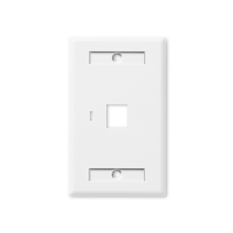 Jack Wall Plate Agiler 1 Puerto Blanca