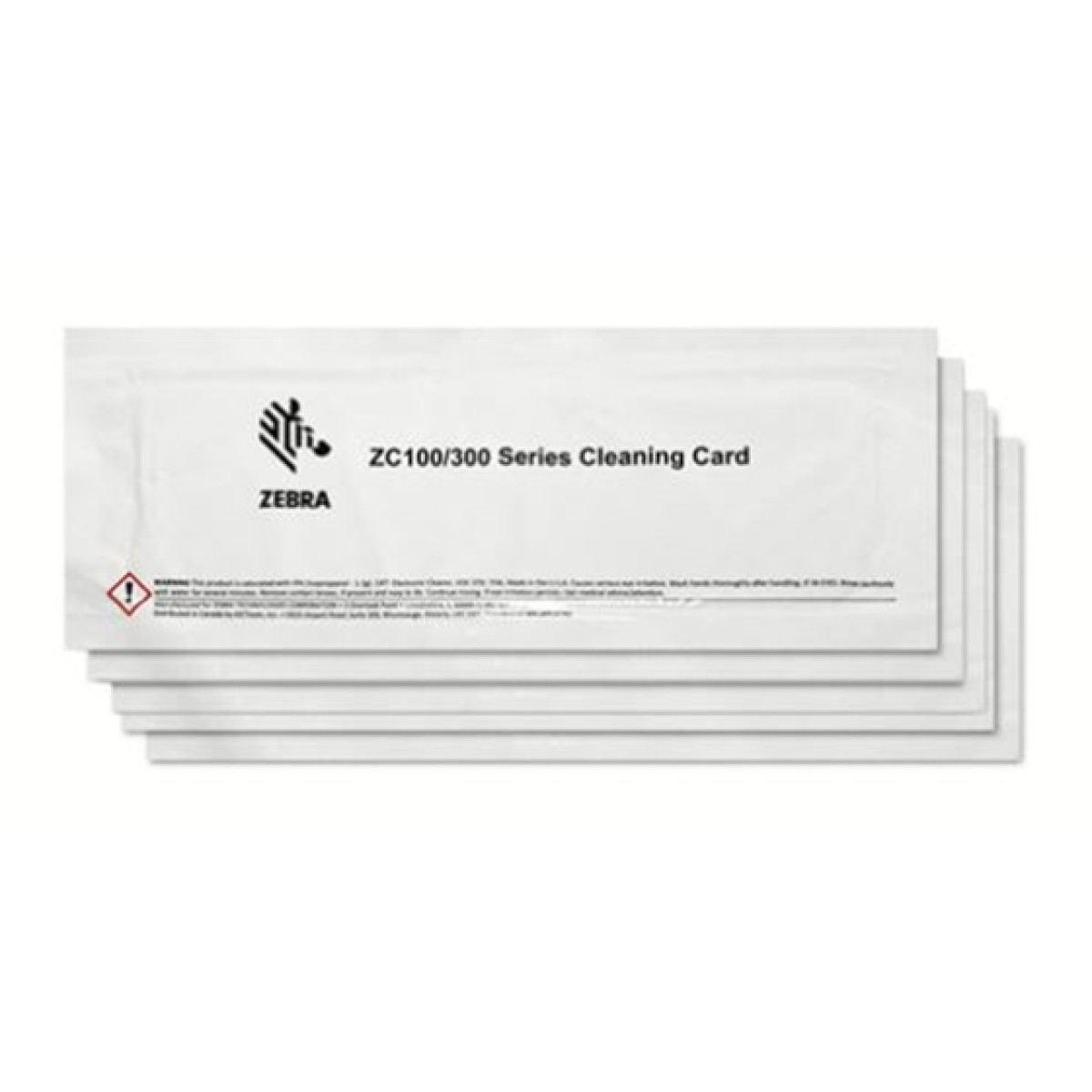 Kit De Limpieza Zebra Tarjetas Zc 100 300 Reemplaza Pn 105999-311