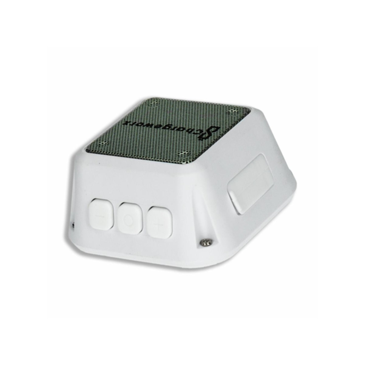 BOCINA MAGNETICA (MAGSAFE) CHARGEWORX, PARA CELULAR, FUNCIONA COMO SOPORTE, HASTA 5 HORAS DE REPRODUCCIÓN, BLANCO (CX5342WH).