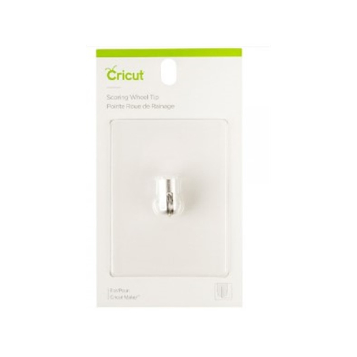 CUCHILLA DE REEMPLAZO CRICUT PARA MARCADO Y DOBLADO UNICO , CREA LÍNEAS DE PUNTUACIÓN EXTRA PROFUNDAS PARA PLIEGUES PERFECTOS Y UN ACABADO IMPECABLE, COLOR PLATEADO. (2005102).