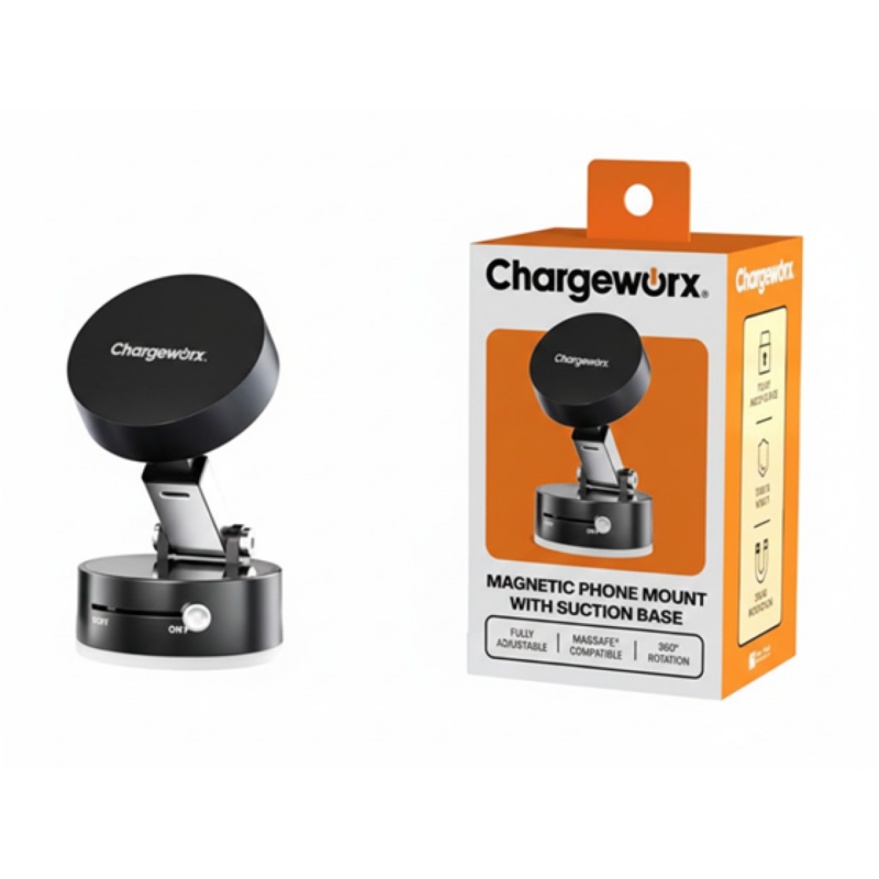 Soporte Magnetico Chargeworx Universal Para Smartphones Vehiculo Negro