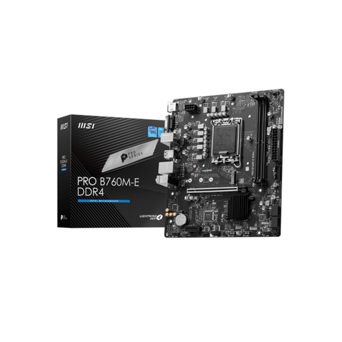 Motherboard Msi Pro B760M-E DDR4 4800Mhz Lga 1700 Intel B760