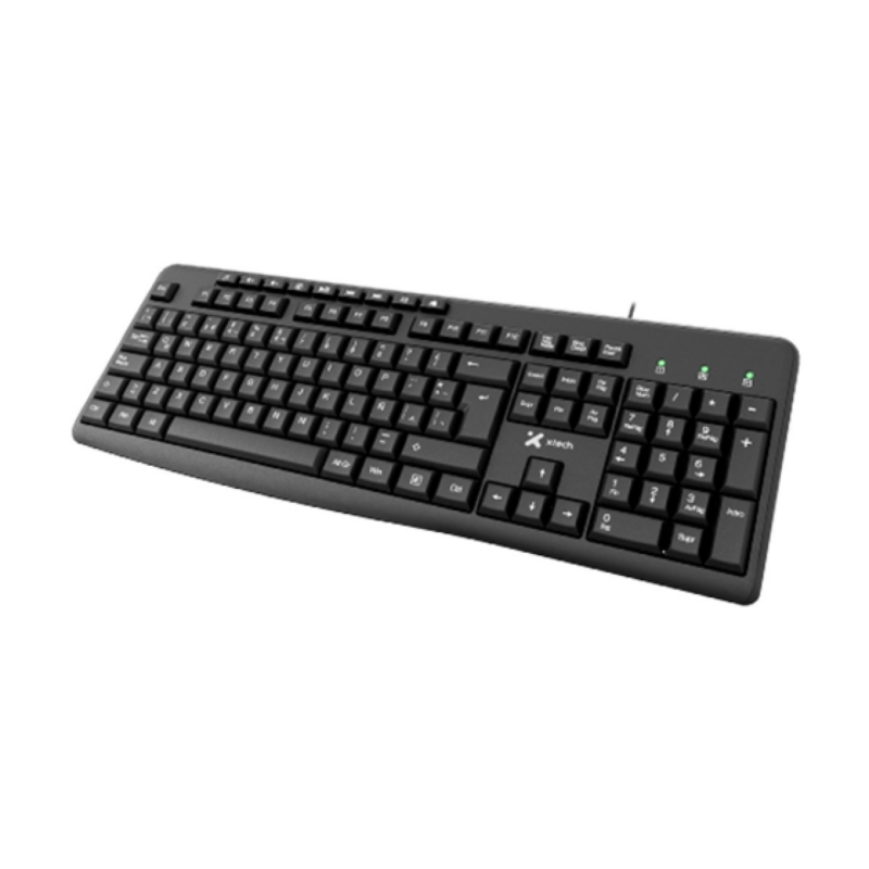 Teclado Xtech USB Multimedia Español Negro Xtk-140S
