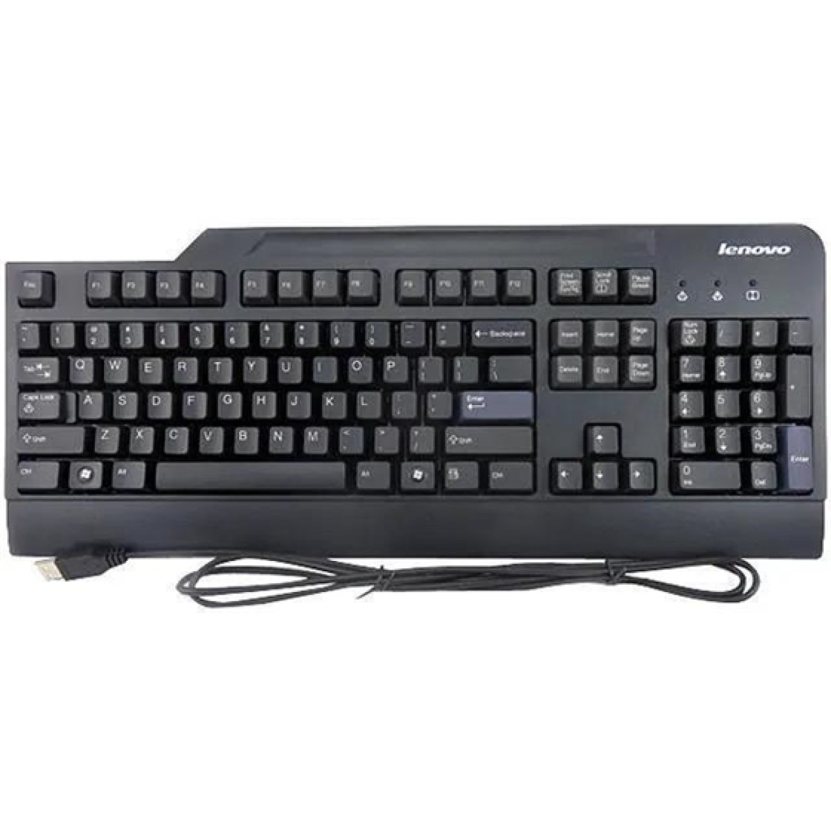 Teclado Lenovo USB Black Ingles