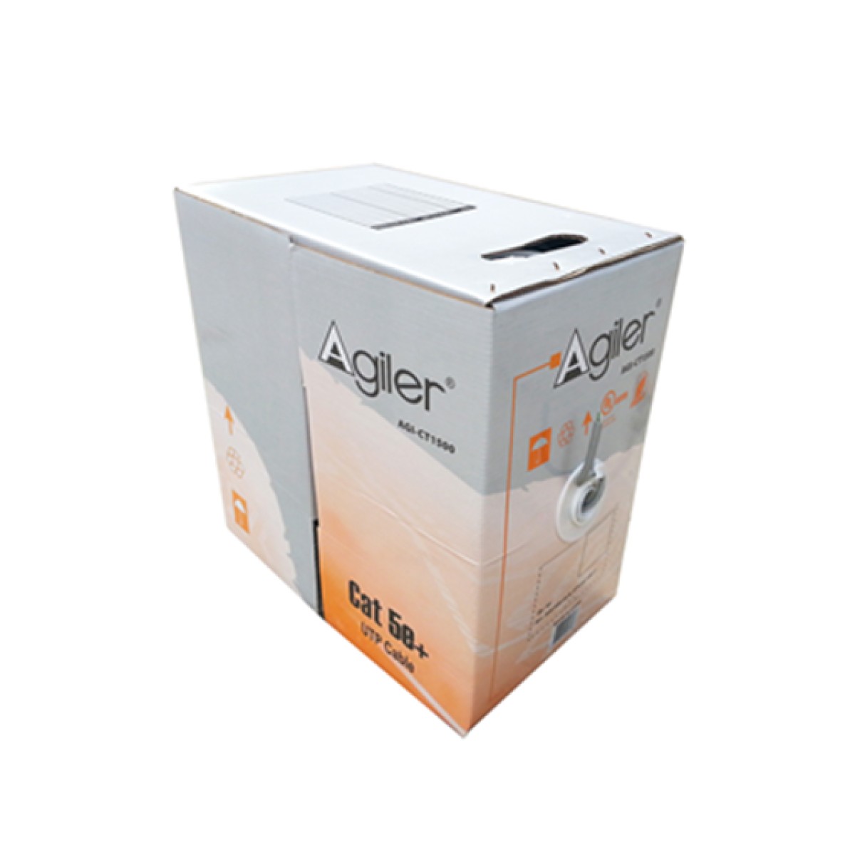 Rollo Utp Agiler Cat-5e 1000 Pies 24 Awg 4 Pares Gris