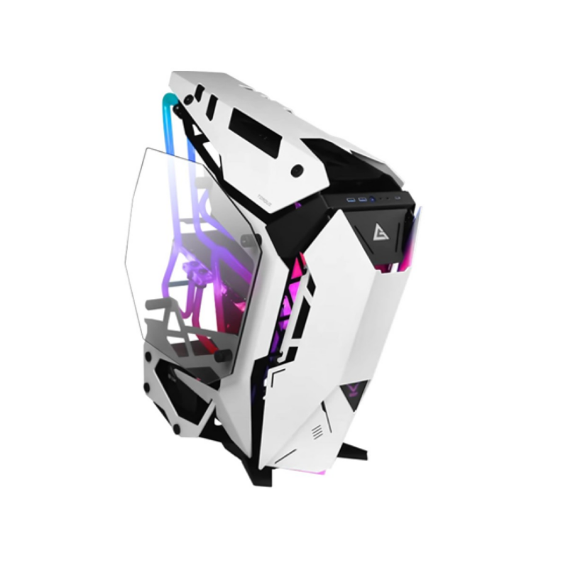 Case Antec Torque Blanco Mid-Tower Marco Abierto Aluminio