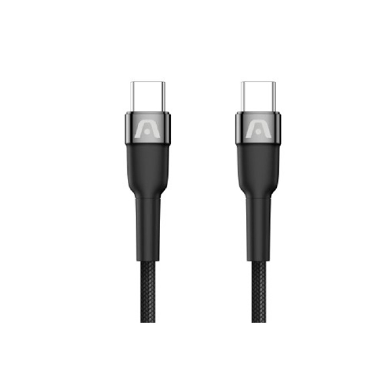 Cable Tipo-C Argom 6 Pies 65W Pd Carga Rapida Nylon Trenzado