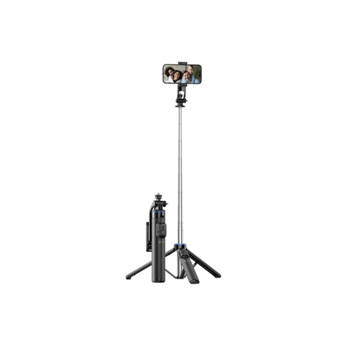 SELFIE STICK XTECH SNAPFLEX, CON TRIPODE Y DISPARADOR WIRELESS, BT 5.2, SE EXTIENDE A 4.32 FT, UTILIZA BATERIA CR2032