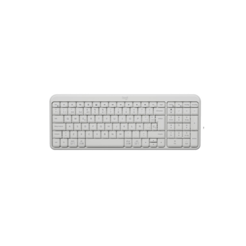 Teclado Logitech K250 Compact Bluetooth Wireless Español Blanco