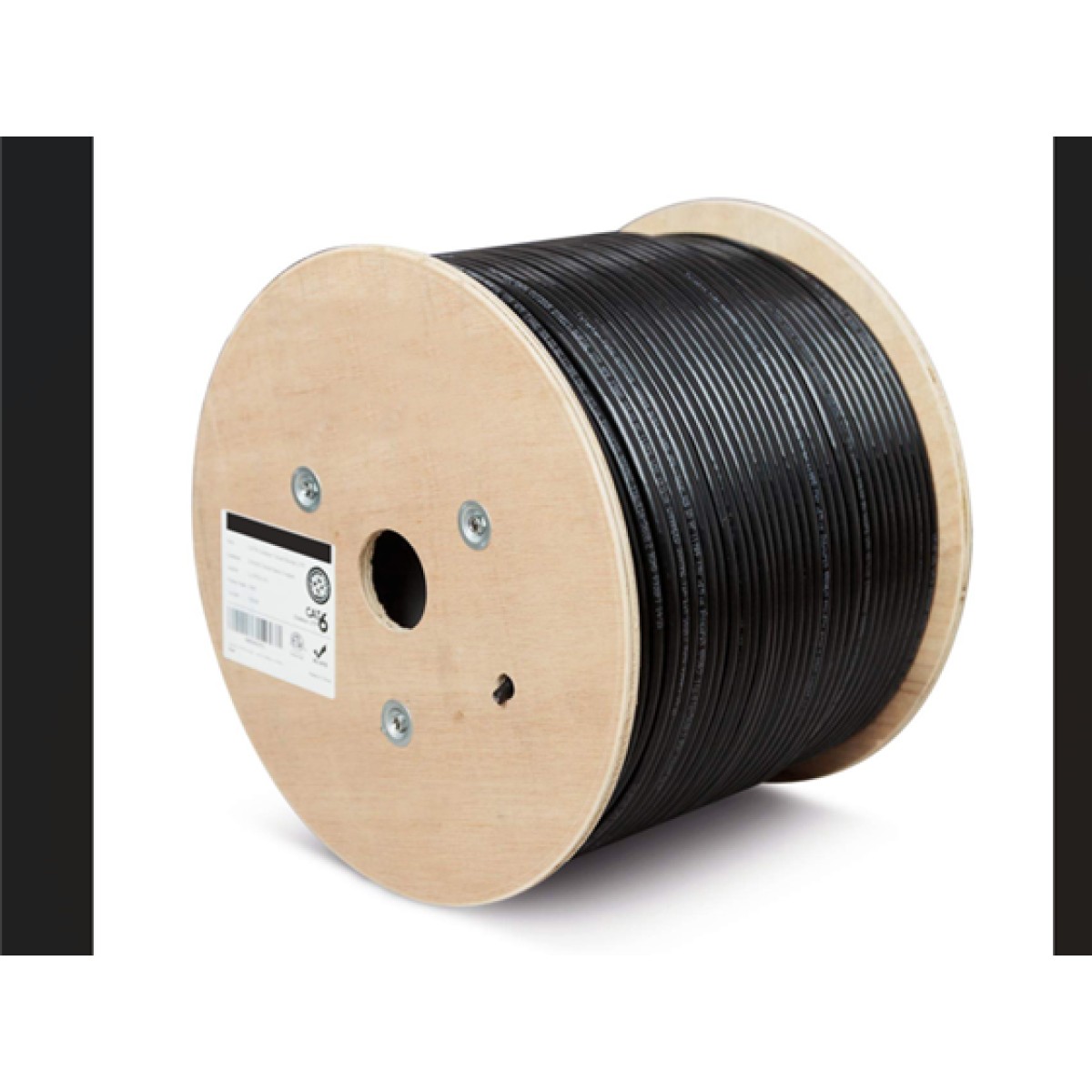 ROLLO DE CABLE UTP AGILER, 1000 PIES, CAT6 EXTERIOR, 100% COBRE, PASS FLUKE TEST, CHAQUETA DOBLE, ANSI/EIA TIA 568B IS/IEC 11801 VERIFIED 5V