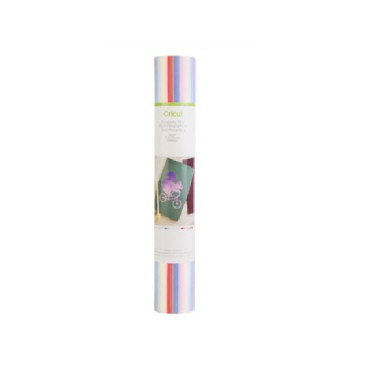 Rollo De Hojas Cricut Vinil Holografico 3 Hojas 12X24 Pulgadas