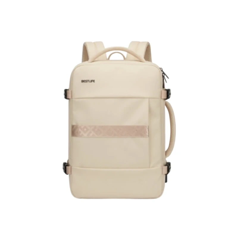Bulto Para Laptop 15.6″ Bestlife Mochila Viaje Impermeable Blanco