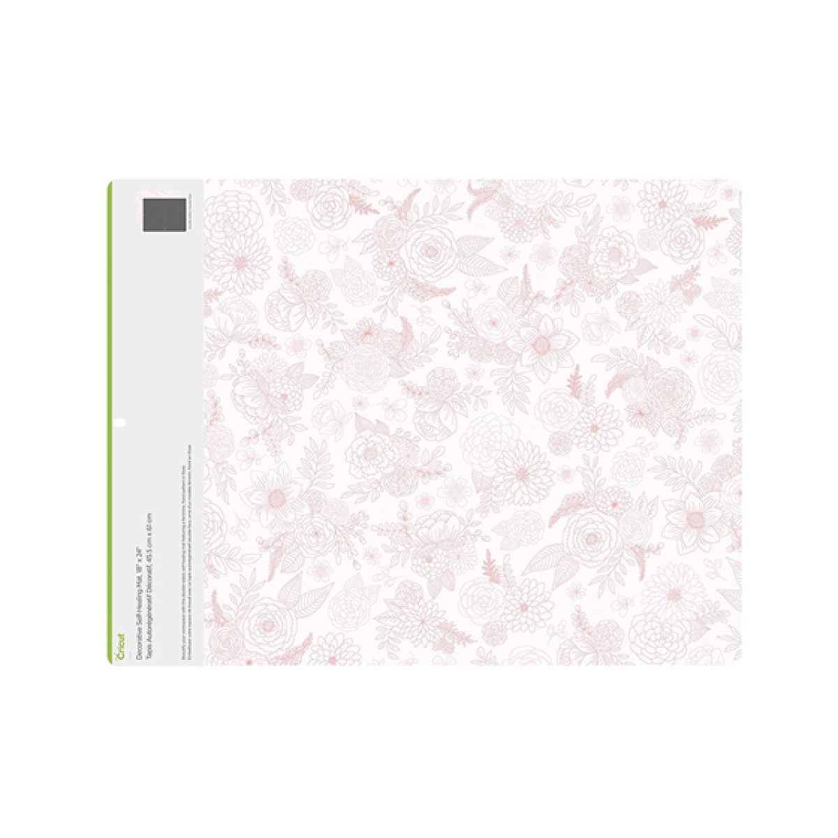 ALFOMBRILLA DE CORTE CRICUT AUTOREPARABLE, 18" X 24", PALISANDRO, USO EXTERIOR (NO DENTRO DE MAQUINA),  PERFECTO PARA CORTE MANUAL DE PAPEL, VINILO O TELA, COLOR ROSA (2004713)