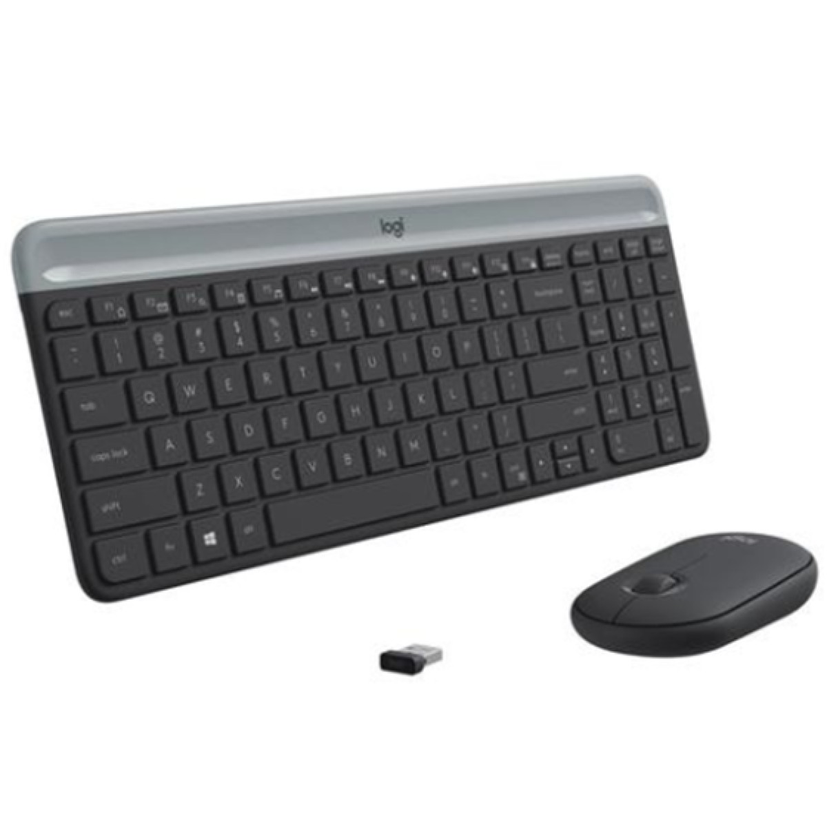 TECLADO MOUSE LOGITECH SLIM MK470 INALAMBRICO, DELGADOS, COMPACTOS MODERNOS, ULTRASILENCIOSOS, RECEPTOR USB DE 2.4COLO NEGRO.