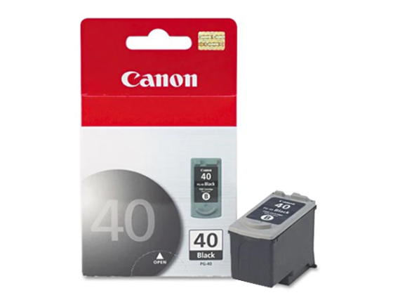 CARTUCHO CANON PG40 NEGRO, COMPATIBLE CON CANON JX200, JX210P, JX500, CANON PIXMA IP1200, IP1300, IP1600, IP1600 BROCKHAUS, IP1700, IP1800, IP1900, IP2200, IP2500, IP2600, MP140, MP150, MP160, MP170, MP180, MP190.