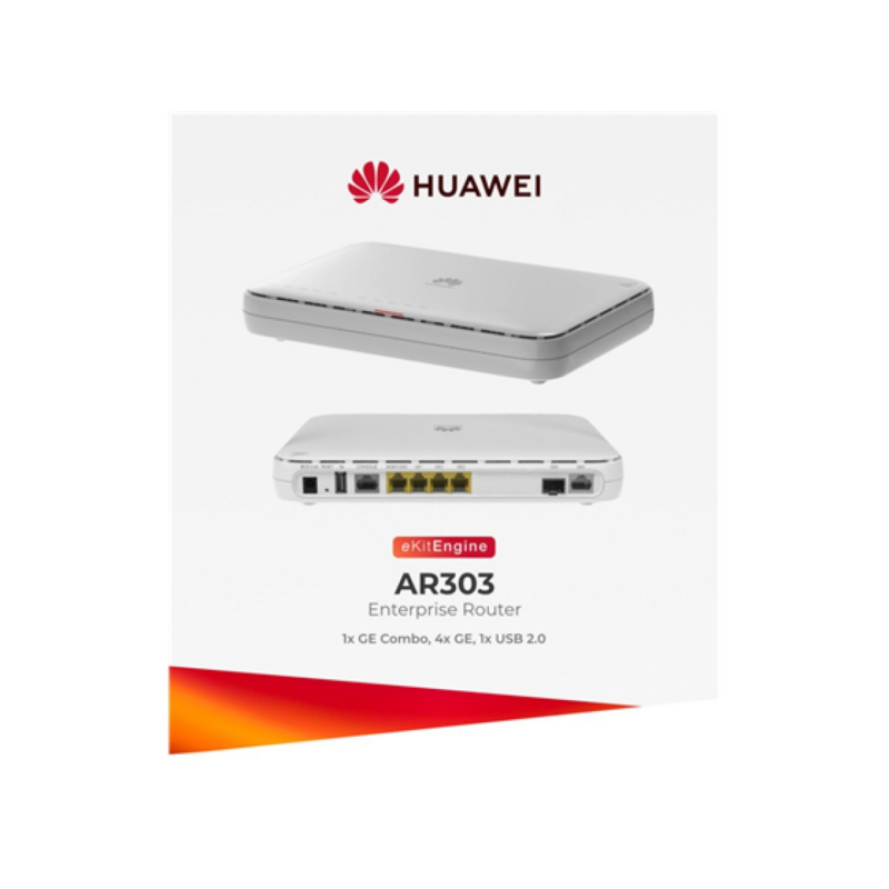 Router Empresarial Huawei Ar303 1X Ge Wan 4X Ge Lan USB Consola