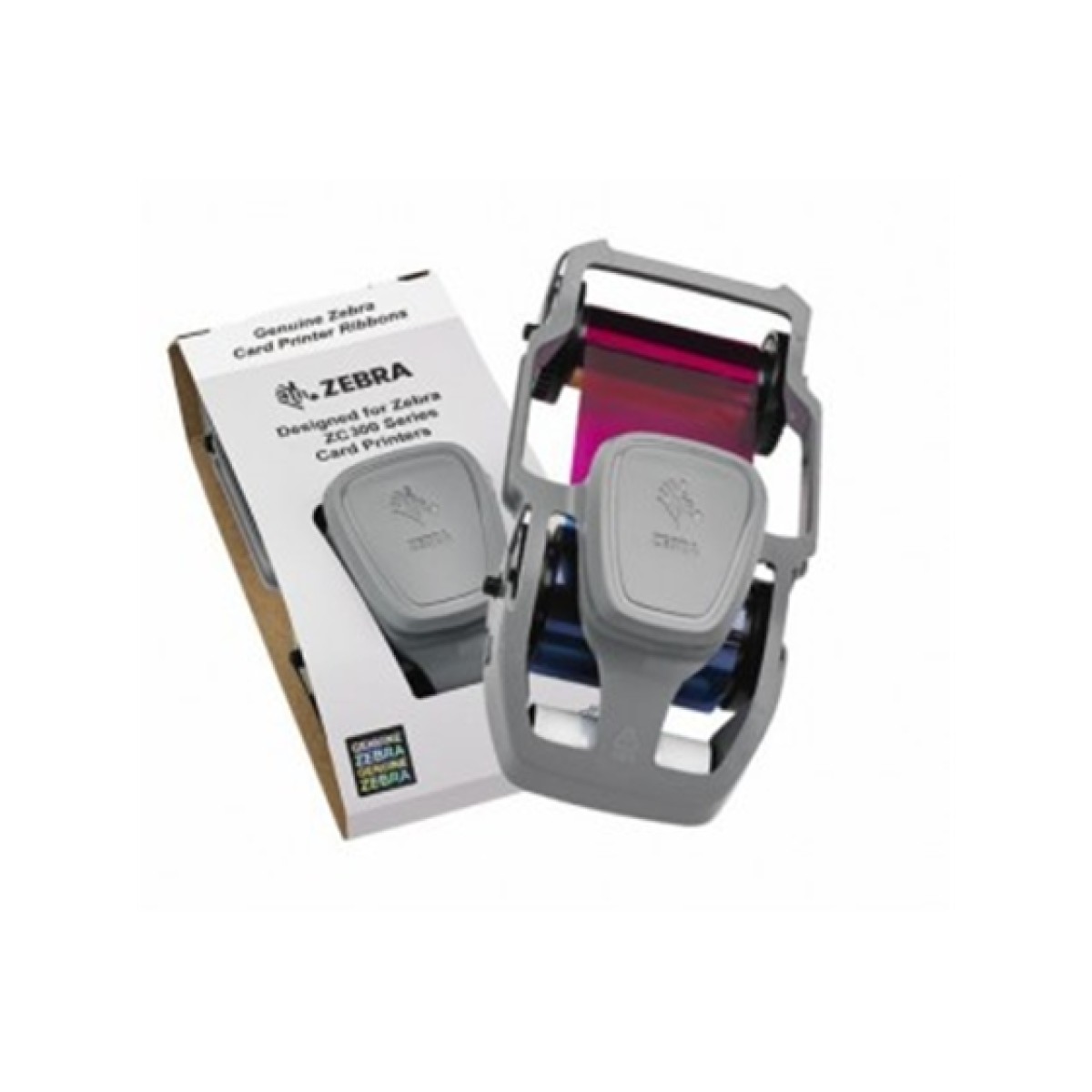 Cinta Para Impresora Zebra Zc300 Color Ymcpho Perlada 200 Impresiones