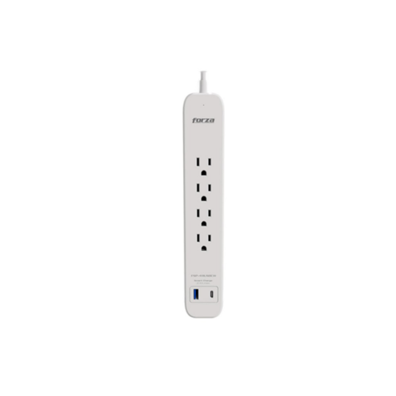 Protector De Tensión Regleta 1625W 1000 Joules 4 Salidas Nema 5-15R