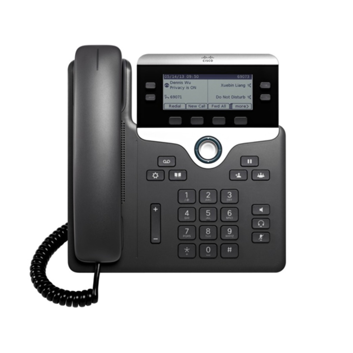 Telefono Cisco Ip Phone 7841 Voip Sip Srtp 2 Lineas Poe Ldap