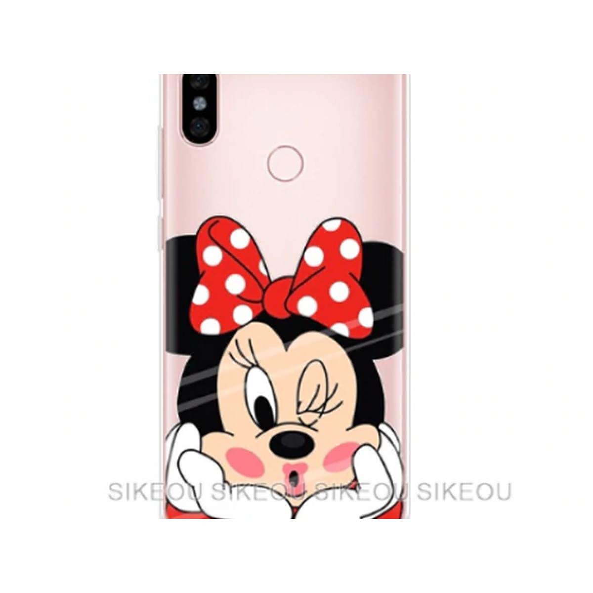 Cover Xiaomi Redmi Note 5 Silicón Diseño 3D Minnie