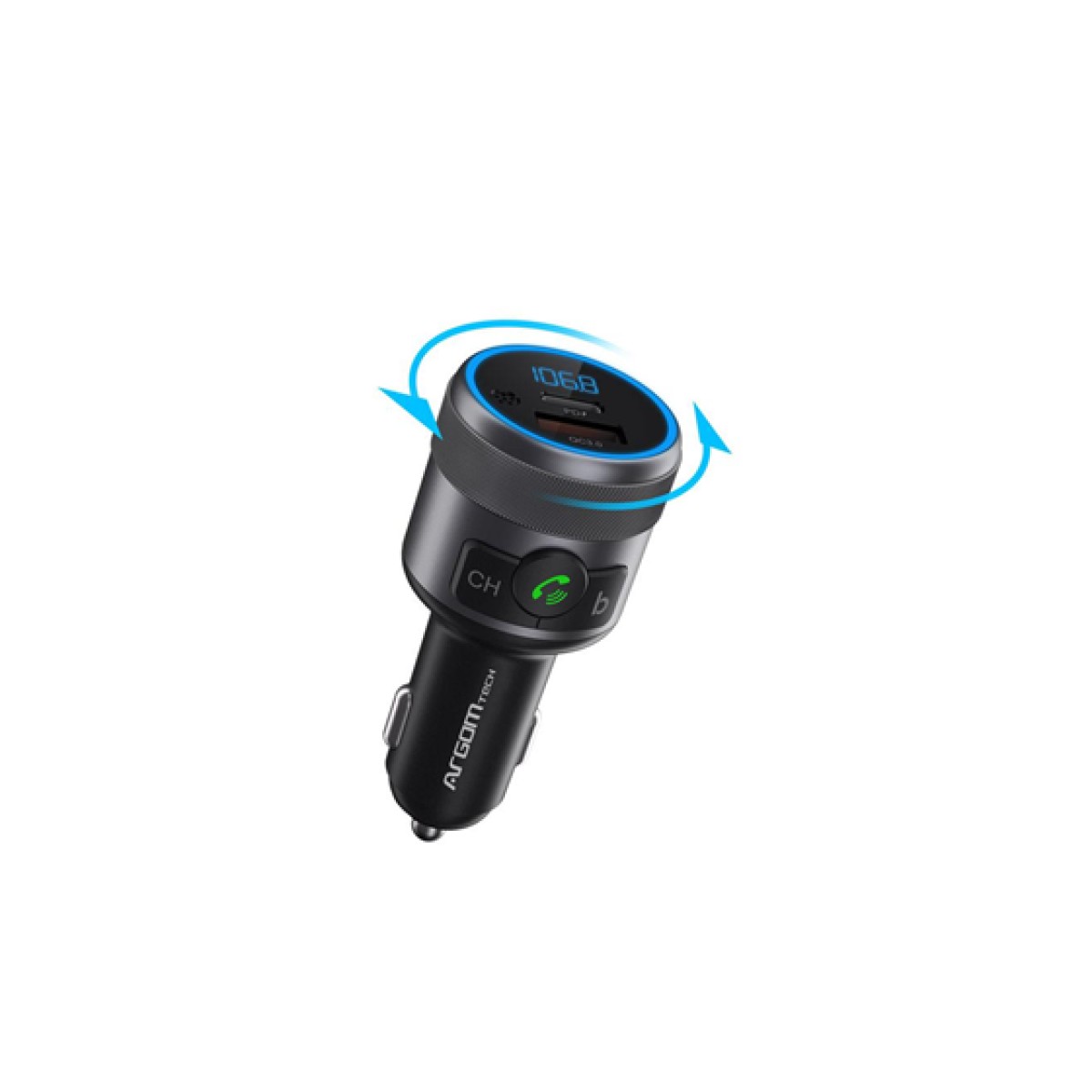 Adaptador Bluetooth Argom Spectro T1 Manos Libres USB 3.0 Fast-Charging