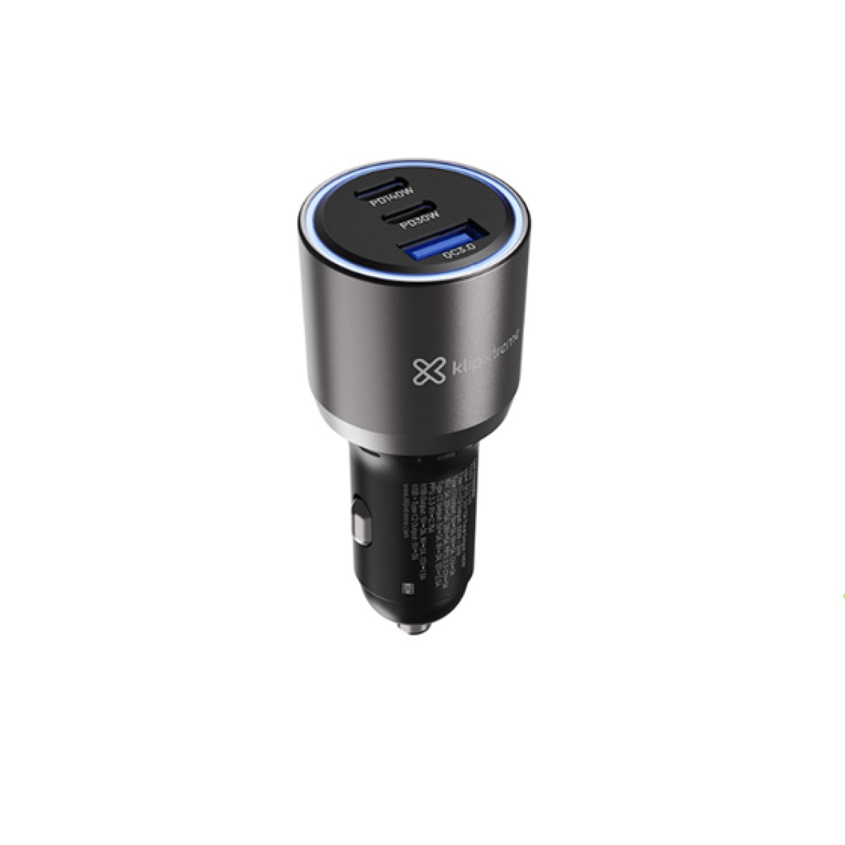 Adaptador De Carga Klip Xtreme Kcc-140 140W 2X USB-C 1X USB-A