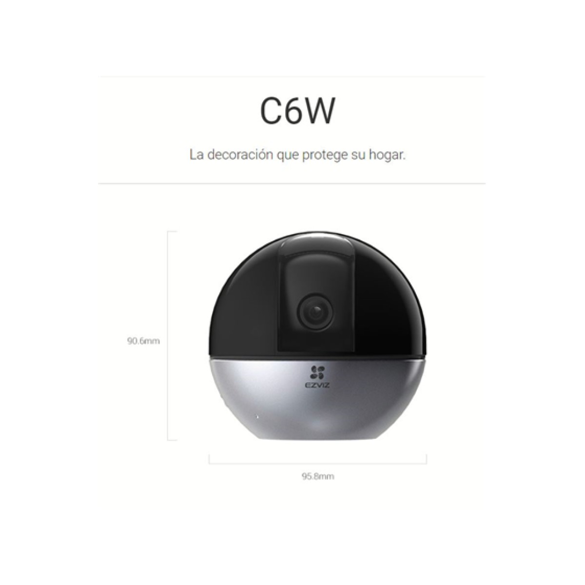 Camara Ezviz C6W Interior 2K Pan 340° Inclinacion 75°
