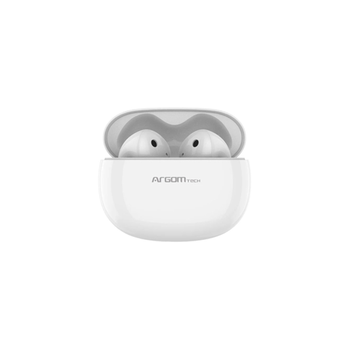 Audífono True Wireless Argom Skeipods E56 Bluetooth 5.3 Blanco
