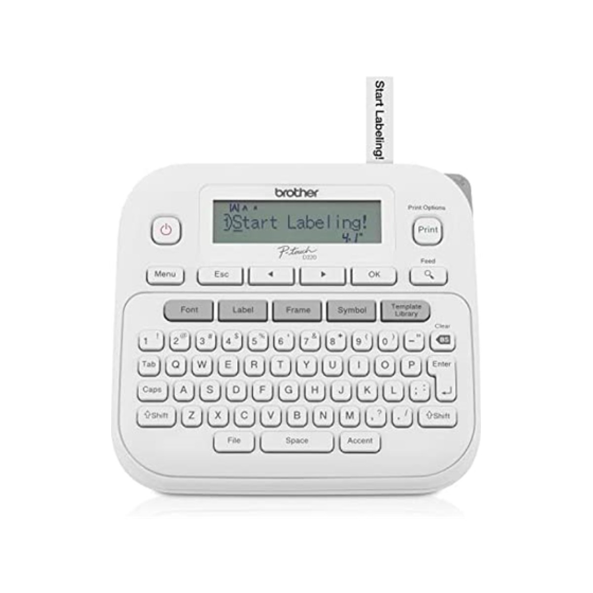 Impresora De Label Brother P-Touch Ptd220 Portatil 6 Pilas Aaa