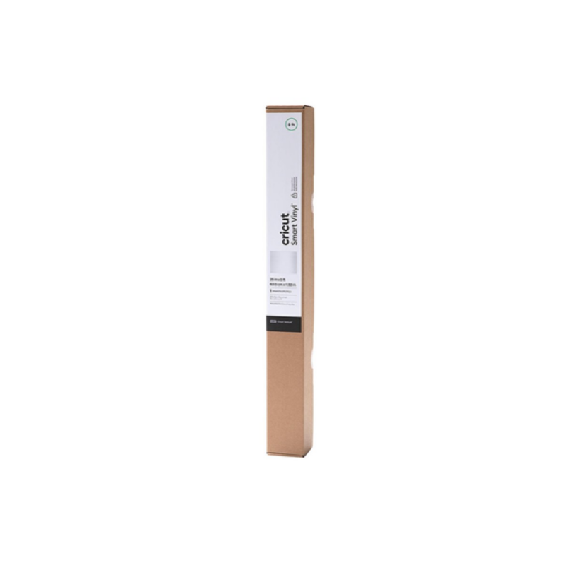Rollo De Vinil Cricut Permanente 25" X 5' Acabado Matte Blanco