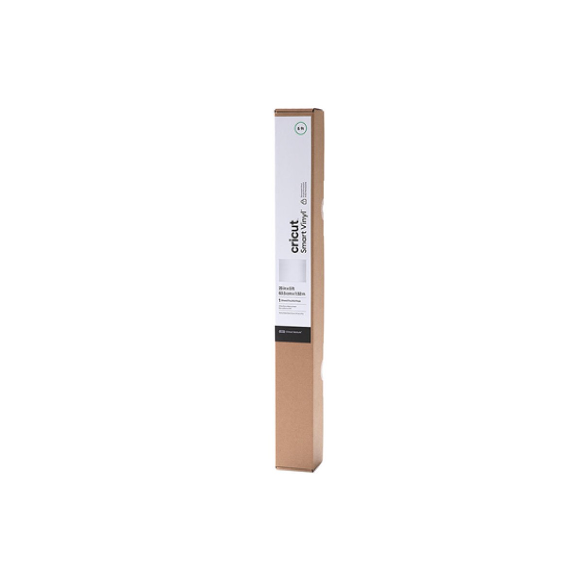 Rollo De Vinil Cricut Permanente 25" X 5' Acabado Matte Blanco