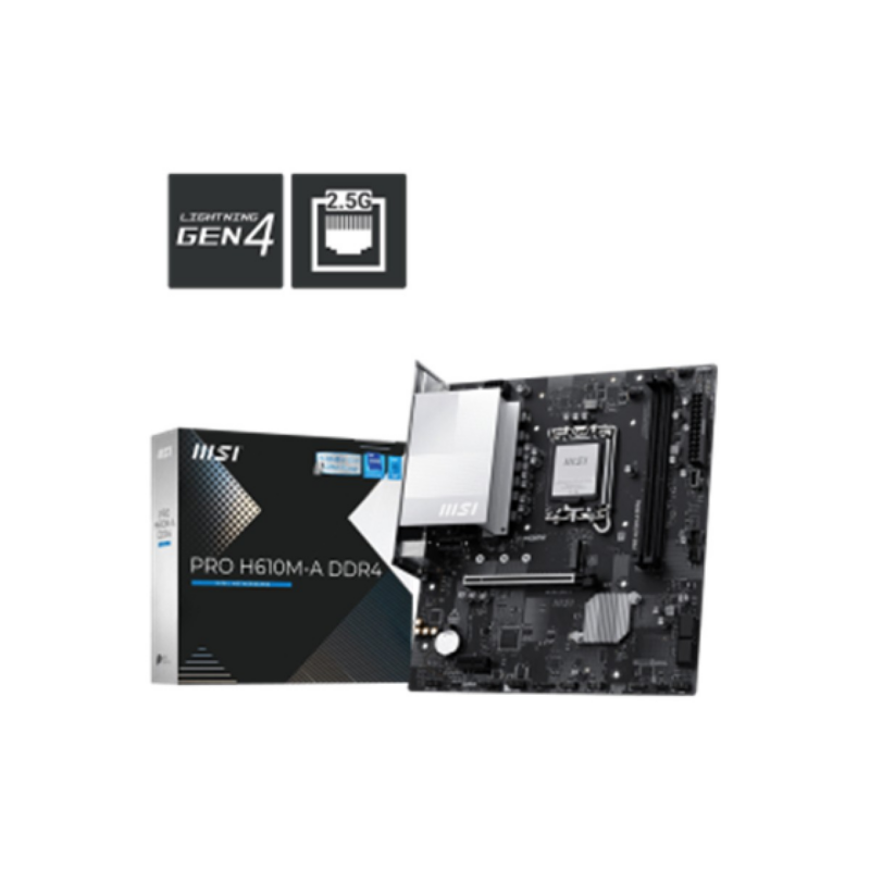 Motherboard Msi Pro H610M-A DDR4 Lga 1700 Intel H610 Atx