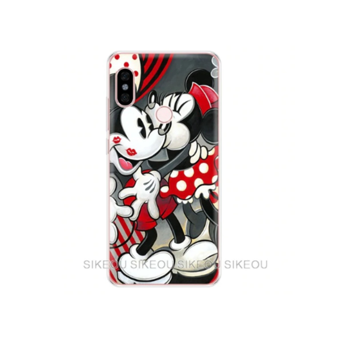 Cover Xiaomi Redmi Note 5 Silicona Diseño 3D Kiss
