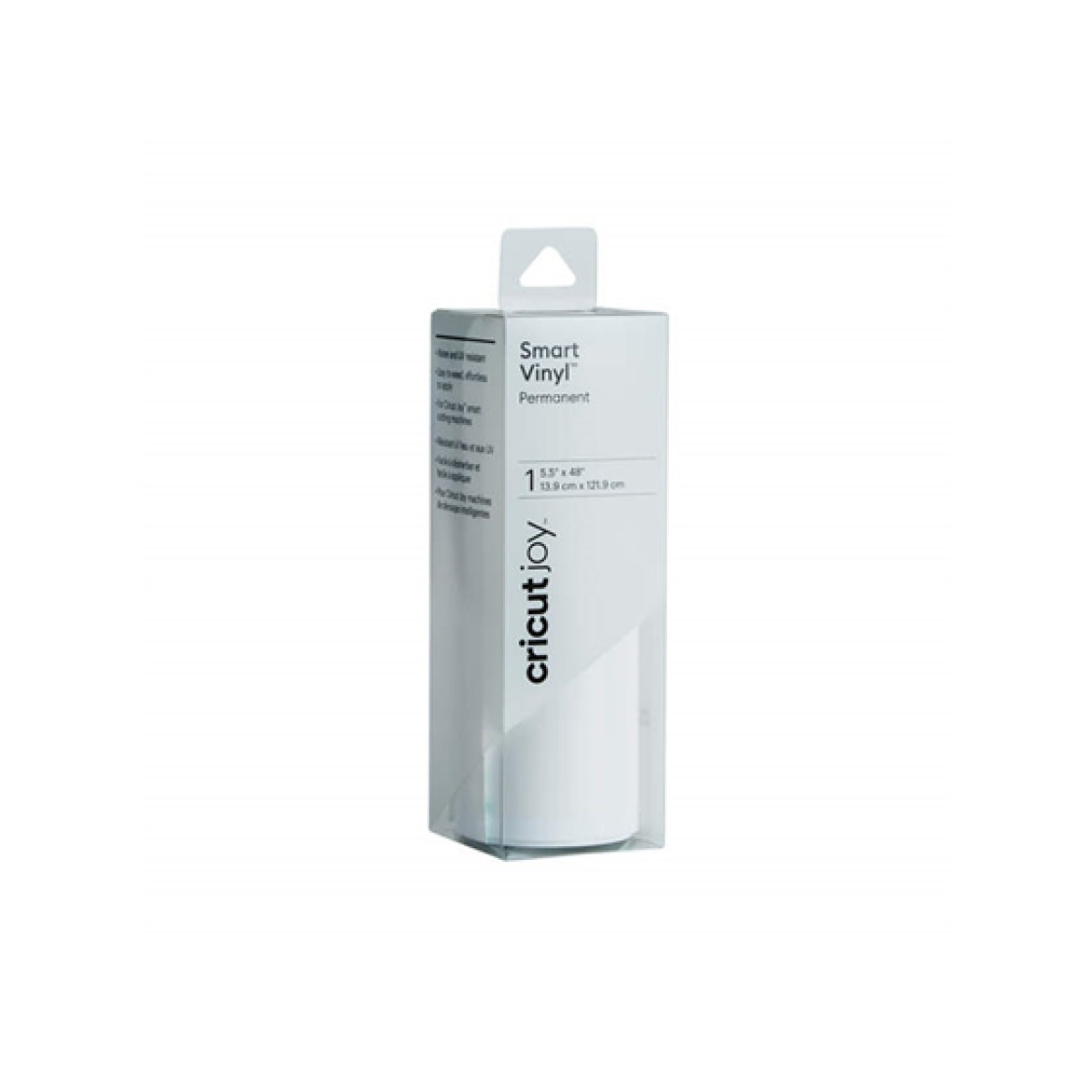 Rollo De Vinil Cricut Permanente 5.5 X 48 Blanco Glossy