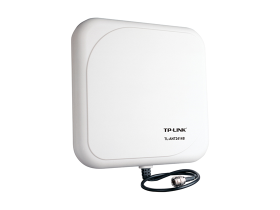 ANTENA TP-LINK TL-ANT2414B, OUTDOOR, 2.4GHZ, 14 DBI, POLARIZACION VERTICAL/LINEAL, CONECTOR N HEMBRA, DIRECCIONAL.