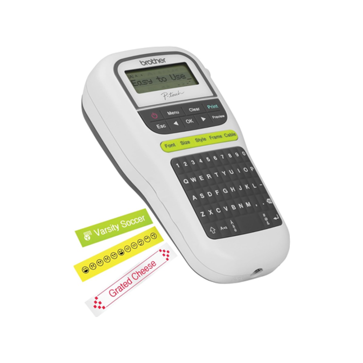 Impresora De Label Brother P-Touch Pth110 12 Mm Teclado Qwerty