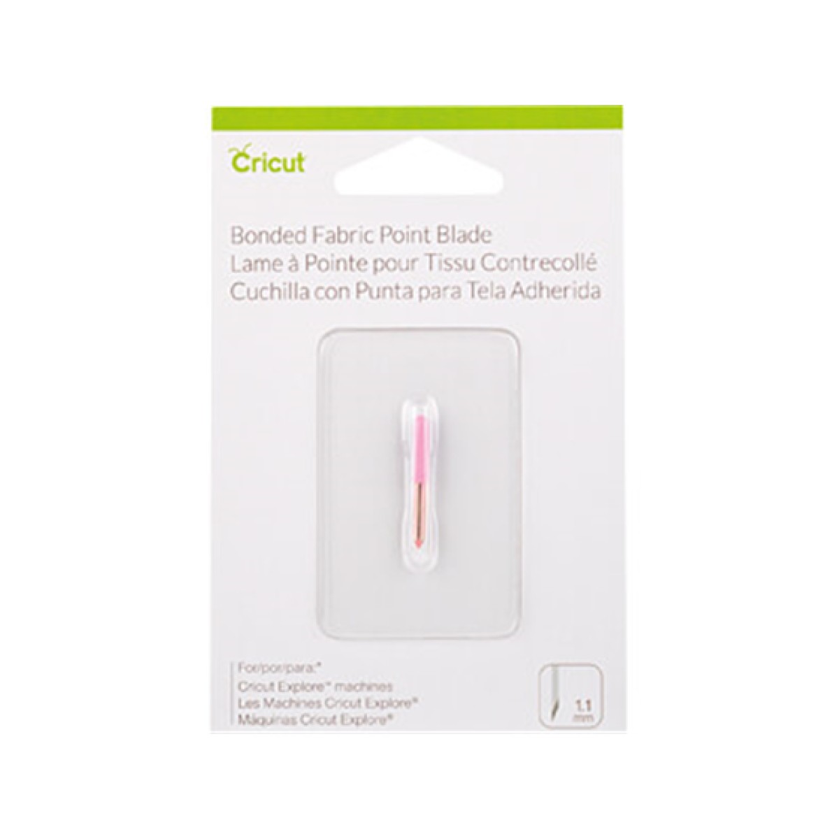 Cuchilla Cricut Repuesto 1.1 mm Para Tela Rosado