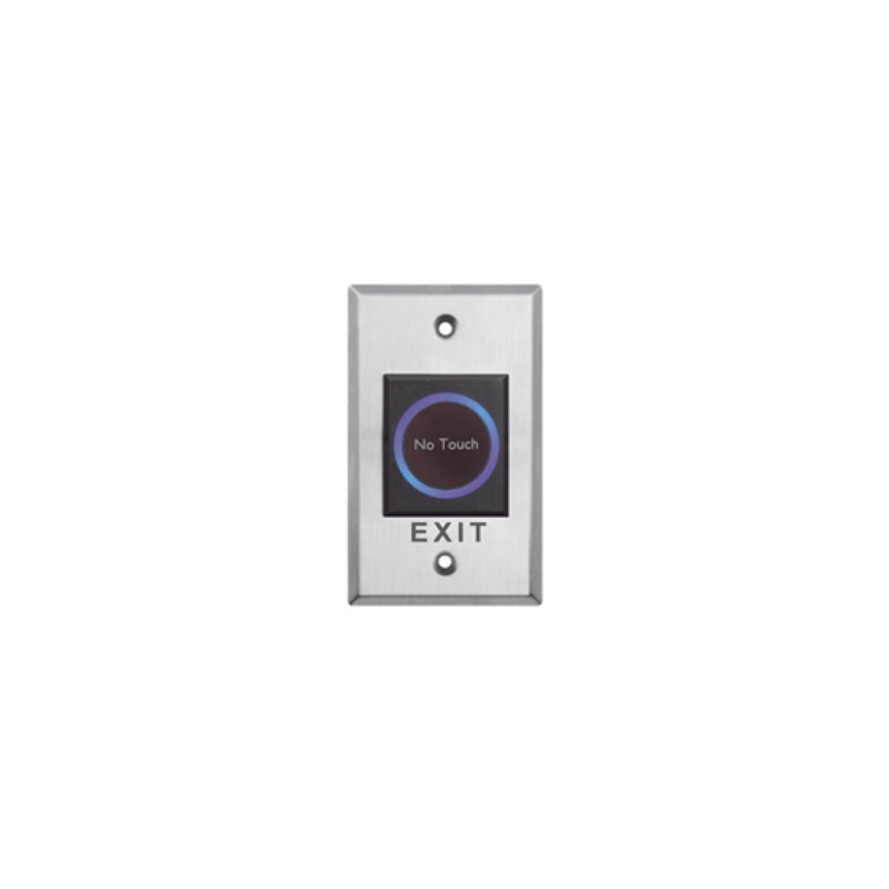 Boton Sin Contacto Hikvision Acero Inoxidable Indicador LED No Nc Interior