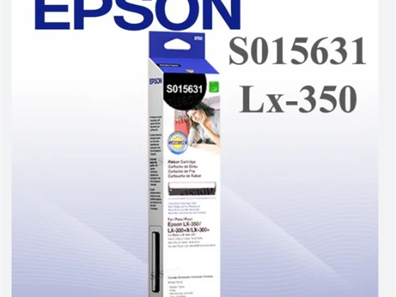 CINTA PARA IMPRESORA EPSON LX-300/350, RENDIMIENTO 4 MILLONES DE CARACTERES. COMPATIBLE CON: LX-350, LX-300+, LX-300+II.