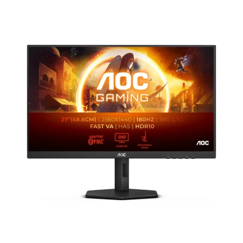 Monitor AOC Q27G4XN 27″ Gamer LCD QHD 2560X1440 180Hz G-Sync Freesync 800x800