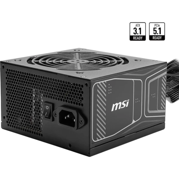 Power Supply 850W MSI MAG A850GN ATX 80 Plus Gold Pcie5 16 Pines
