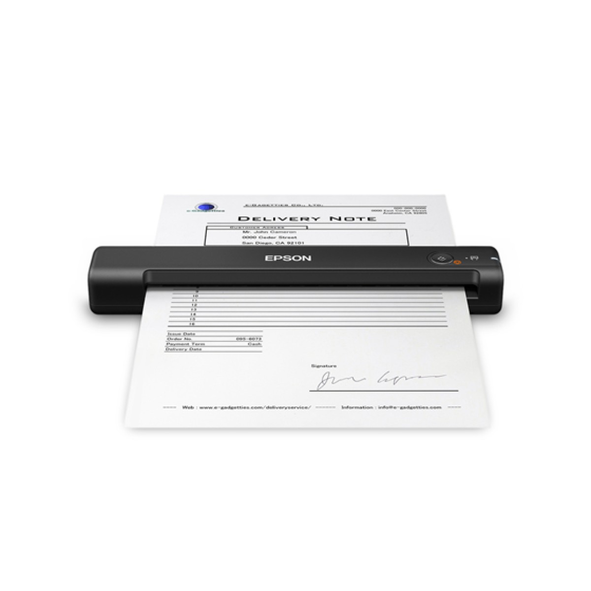 Scanner Portátil Epson Workforce Es-50 600X600 Dpi USB Color A4