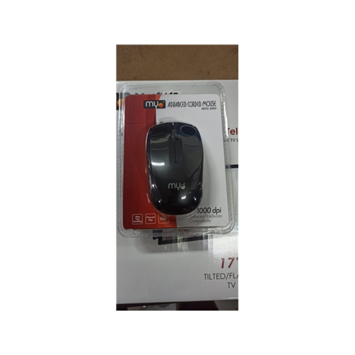 Mouse USB Negro Myo Myo-3005