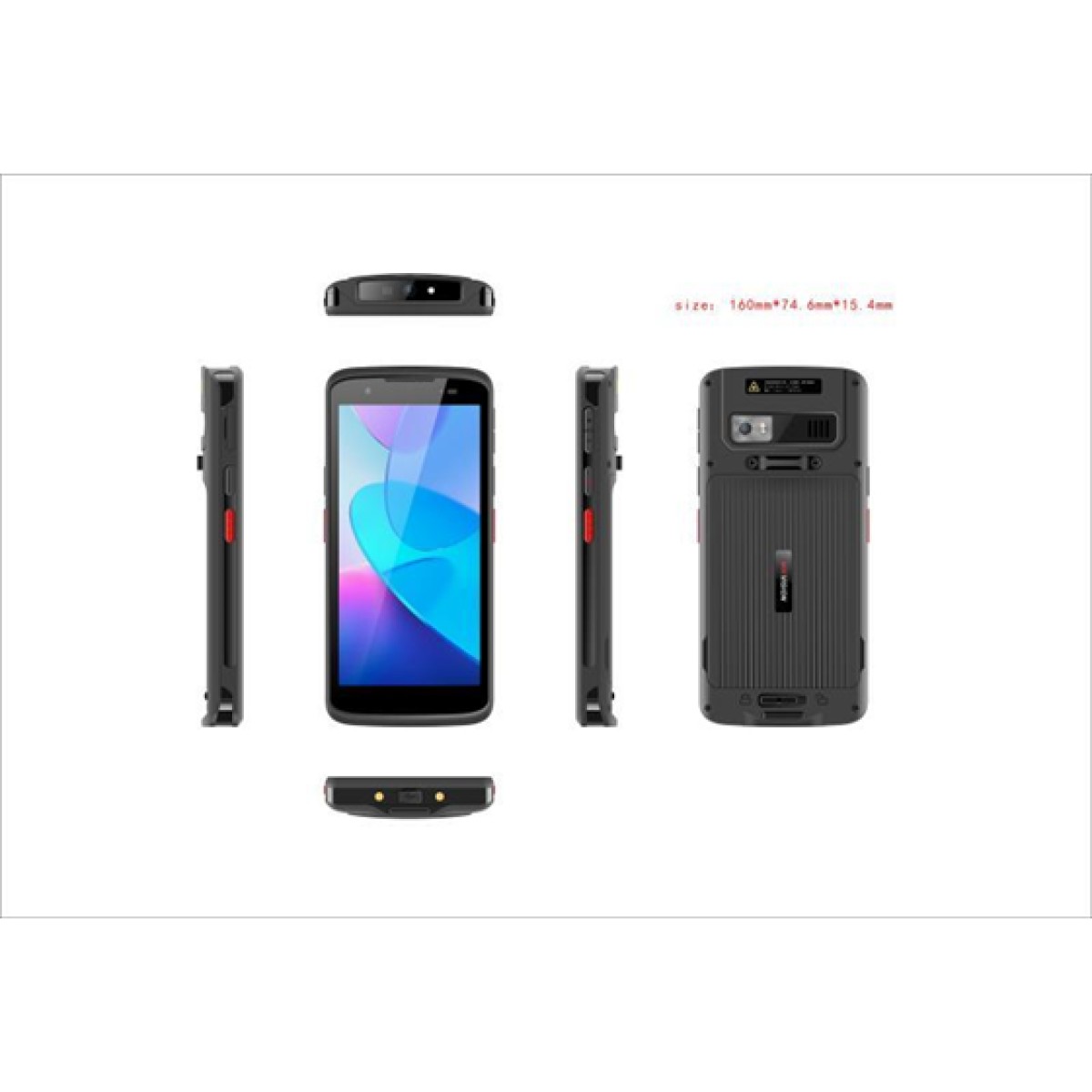 COMPUTADORA MOVIL HIKVISION MDT202,  ANDROID 14, COMPATIBLE CON EL SERVIDOR GMS DE GOOGLE, PANTALLA DE 5’’, CAMARA FRONTAL 5 MP; CAMARA TRASERA 13 MP, 4GB RAM, ALMACENAJE DE 64GB, BT 5.0.